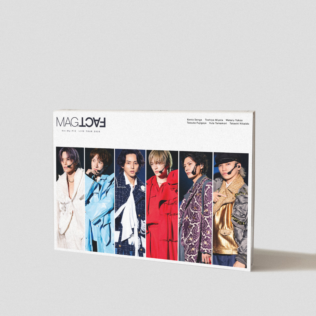【通常盤(2Blu-ray)】LIVE DVD & Blu-ray「Kis-My-Ft2 LIVE TOUR 2025 MAGFACT」